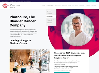 Photocure Corporate Website