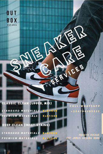 Sneakercare Poster Design