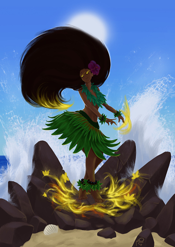 HAWAIIAN DANCER