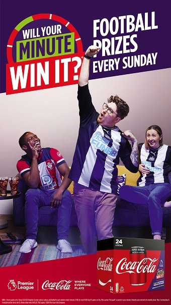 Premier League x Coca Cola - Will your minute win it?