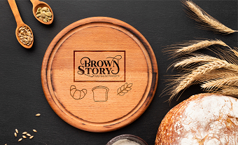 Logo Design for Brown Story ( Bakery Product )