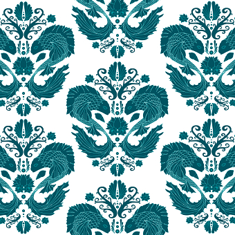 Fancy Fish Damask - i-Dott 2019