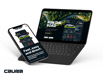 Caura online road hub UX/UI design