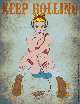 Keep Rolling - Illustration