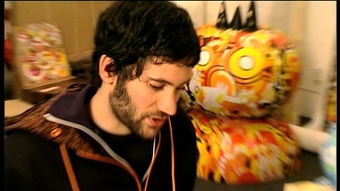 Jon Burgerman doodling