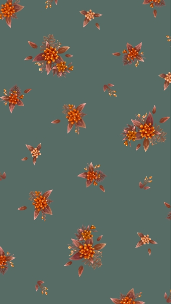 Ginseng bloom pattern