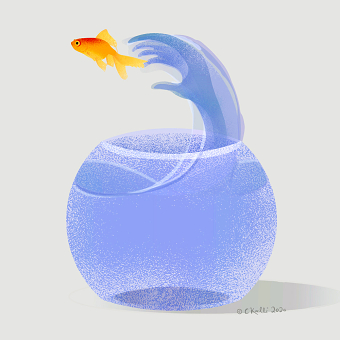 Escaping fish