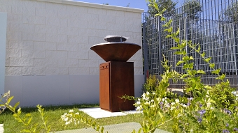Barbeque in Corten