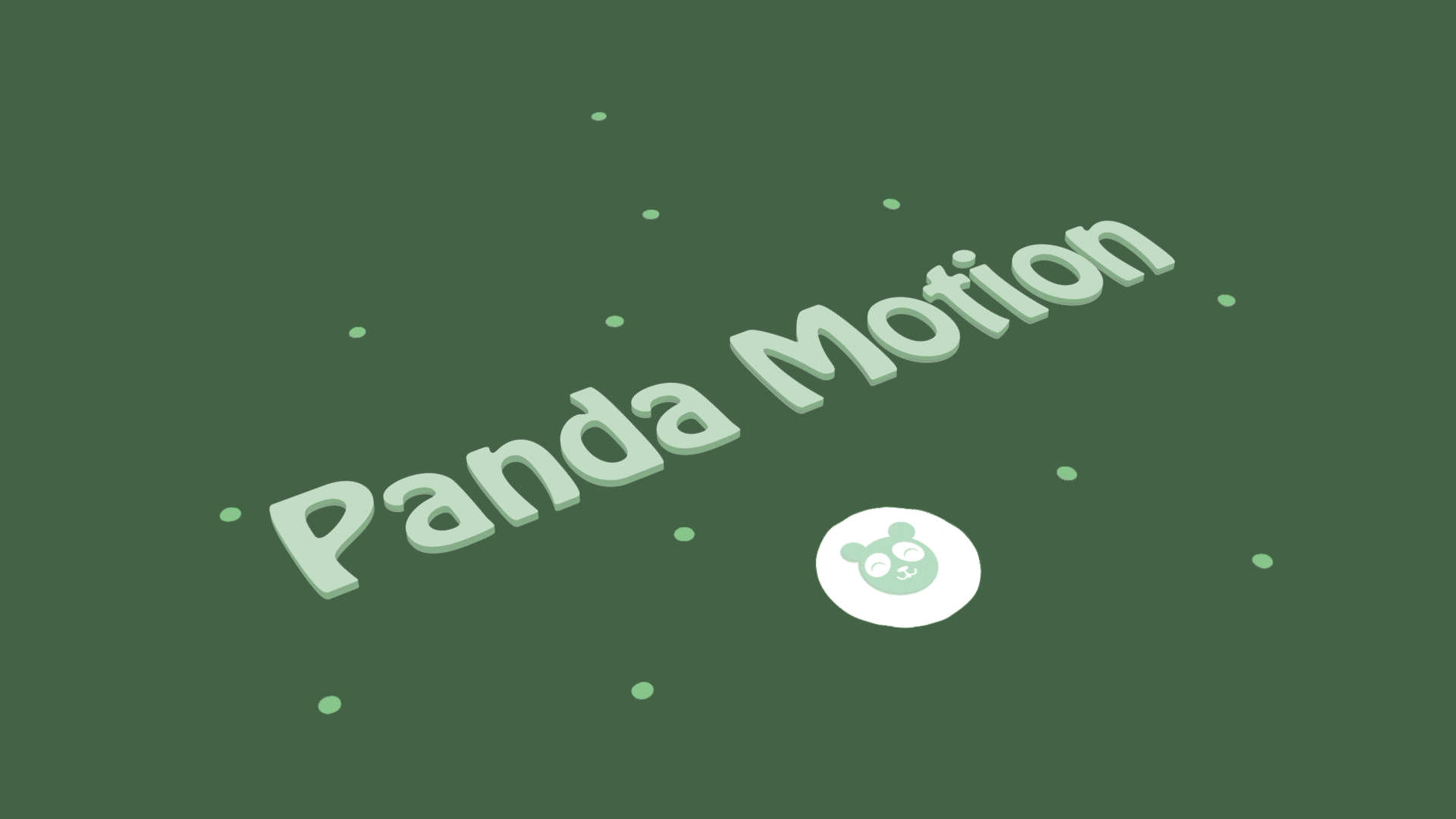 3D animated text