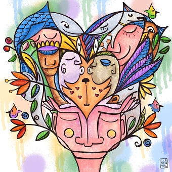 Proud to love - pride month project
