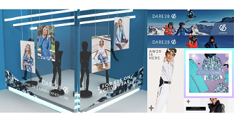Social media ads for Dare2be