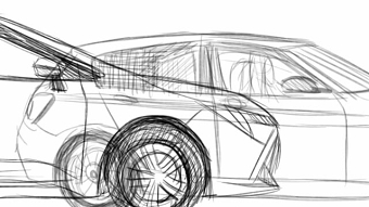 BMW 140i Animation process