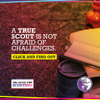 You never stop Scouting