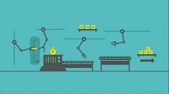 Robot Factory (60 second animation)