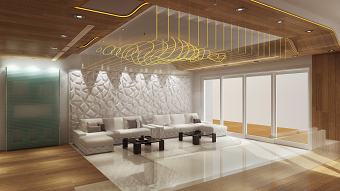 Interiors with a twist and wooden bend