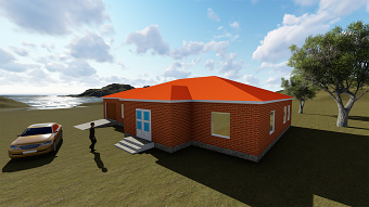 3 D Private House Modeling and Visualization