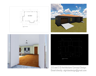 2 D & 3 D Architecture Concept