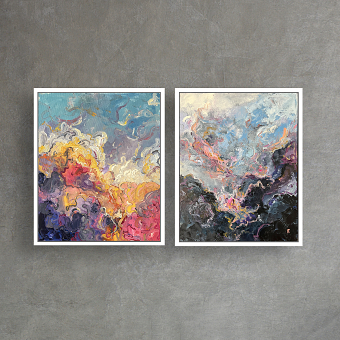  'Ornaments of heaven' Paintings 2 & 3'