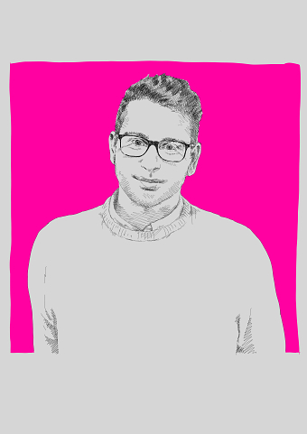 Portrait illustration - at work