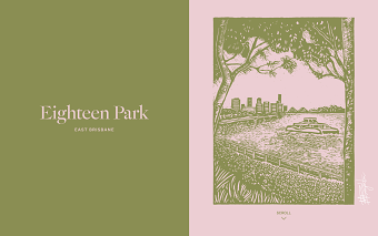Artwork and Illustration for Eighteen Park, Brisbane