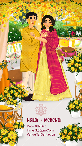 Wedding Invite Illustrations
