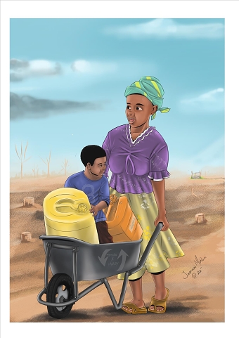 From the well