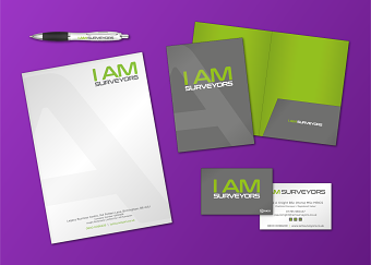 I AM Surveyors - Brand Identity Design