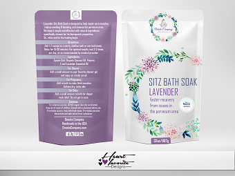 Packaging/Label design for Bath Soak