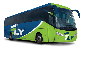 Fly travel logo