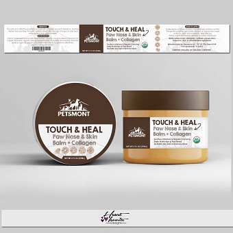 Packaging/Label design for Pets Skin Balm