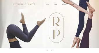 Reforming Pilates Logo and Website Design