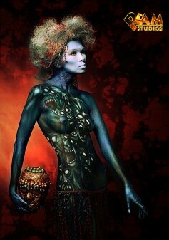 Airbrush girl (model 1)