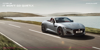 Jaguar F-Type press campaign - 'It won't go quietly'