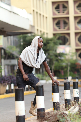 ADIGO DIGO OBINJA TV AT NAIROBI STREETS KENYA FASHION