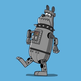 TV and Movie Robots from an Inktober project