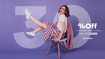 Sale web Banner 30% off