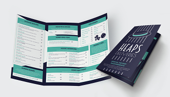 refreshing the design of a restaurant menu