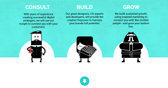 Bozboz web rebrand - Characters