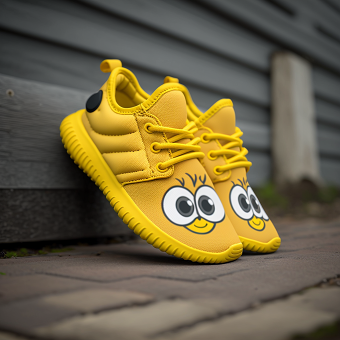 Minion Inspired Kids Sneakers