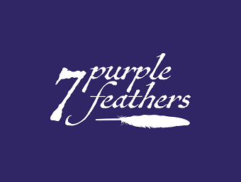 7 Purple Feathers Logo