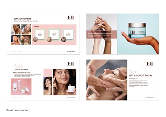 Brand deck design and artwork