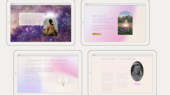 Branding + web design for energy healer