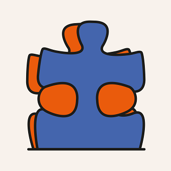 Jigsaw hug