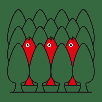 Red herrings that grow in the wood