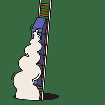 Rising steam