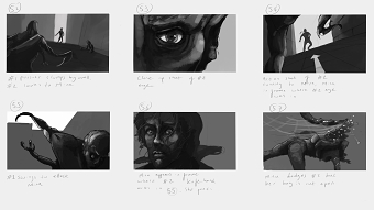 Storyboards (various projects)