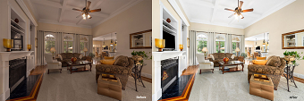 Real estate photo enhancement