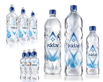 Isklar Water: 3d Packaging Design