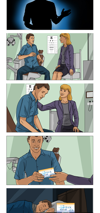 Air Optix Contact Lenses storyboards