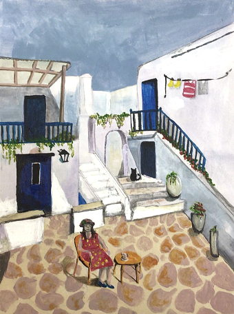 Santorini (Margaret Woodley)